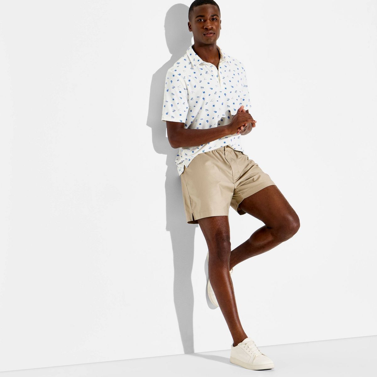 Men's Game Day Comfort Wear Tailgate Print Polo Shirt - Goodfellow & Co™ - thumbnail 4