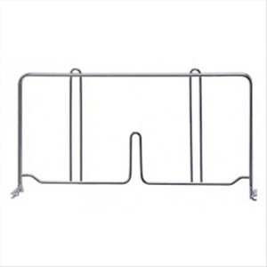 Quantum Storage Systems Wire Shelf Divider, 14"D X 8"H, 304 Stainless Steel - 1 of 1