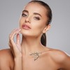 Unique Bargains Adult Realistic Halloween Fake Tattoos Gray Black 10 Pcs - 2 of 4