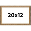 PosterPalooza | 20x12 Wood Antique Frame with UV Acrylic, 4 Finishes: Bronze, Gold, Silver, and Black - 2 of 4