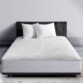 Fitted Mattress Protector by Guardmax. Terry Cotton Waterproof Fitted Sheet Soft & Comfortable Mattress Encasement with Deep Pockets.
