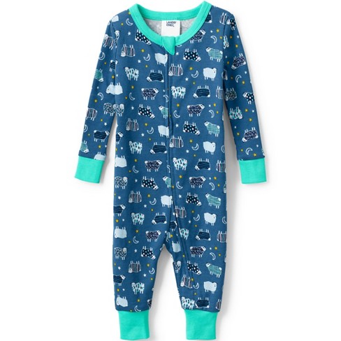 Lands end footed discount pajamas