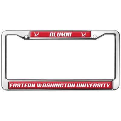 Eastern Washington Alumni Logo Full Size Standard License Plate Metal Frame