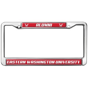 Eastern Washington Alumni Logo Full Size Standard License Plate Metal Frame - 1 of 4