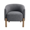 Sapphtopaz Accent Chair Solid Wood Legs Durable Frame Lounge Chair Living Room Chair Comfy Chair for Living Room - 3 of 4