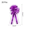 Unique Bargains Metallic Gift Wrapping Large Pull Bow for Wedding Baskets Presents 20 Pcs - image 2 of 4