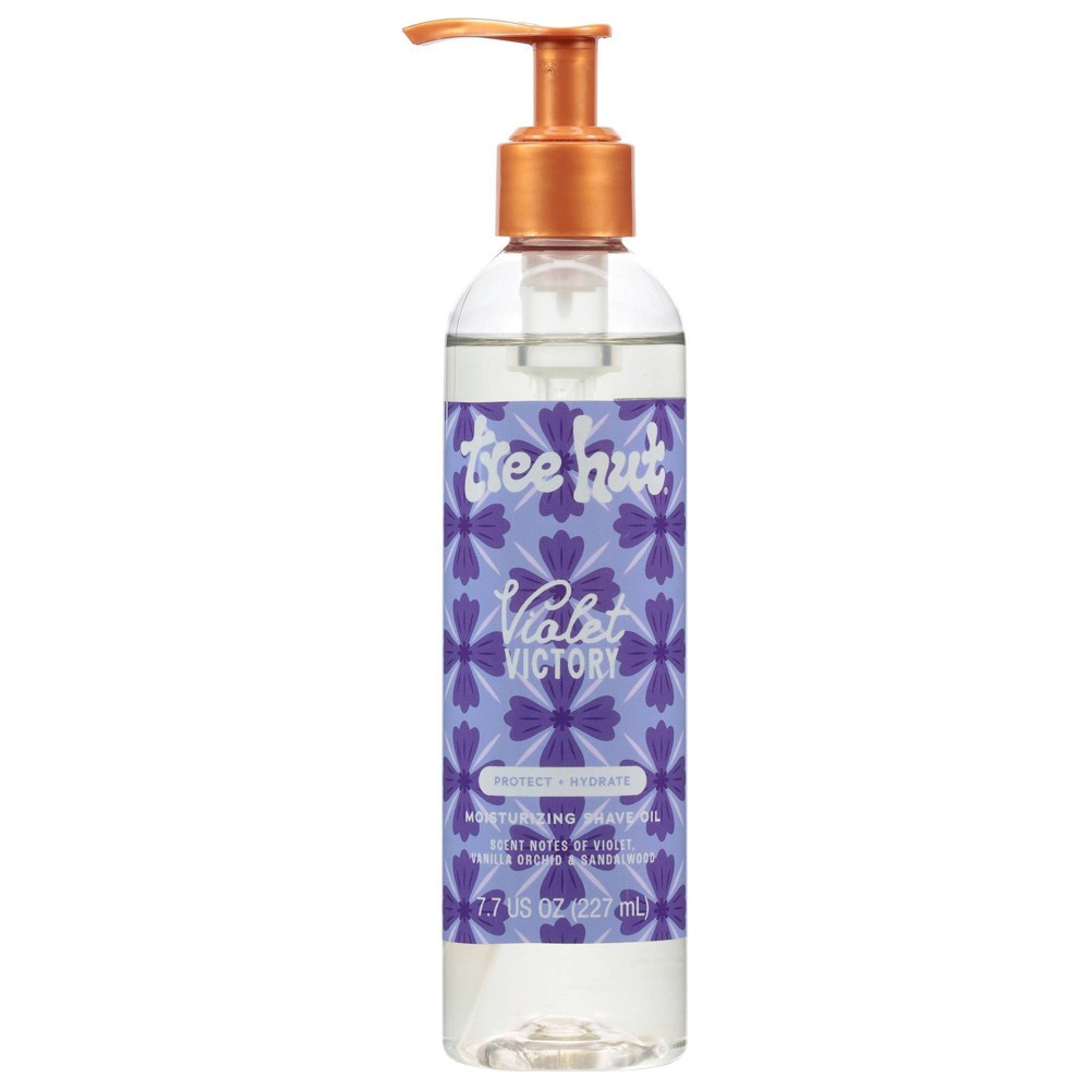 Photos - Shaving Foam / Shaving Cream Tree Hut Shave Oil - Violet Victory - 7.7 fl oz 