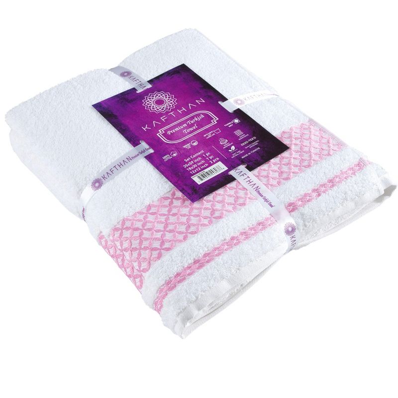 Kafthan Textile Plaid Cotton Bath Towels (Set of 4), 3 of 6