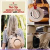 Generic Magnetic Hat Clip for Travel on Bag | Fashionable Travel Accessories For Women | Leather Hat Holder With Strong Magnet - 2 of 4