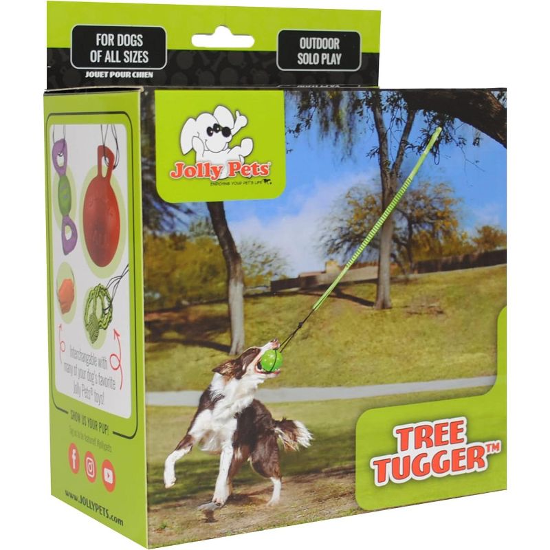 Jolly Pets Tree Tugger For Dog - Green, 1 of 2