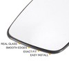 Unique Bargains Right Passenger Side Mirror Glass with Backing for Volvo S40 V40 850 V70 S70 C70 Black - 4 of 4