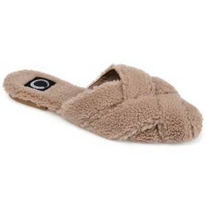 Journee Collection Women's Faux Fur Sereena Slipper - 1 of 4