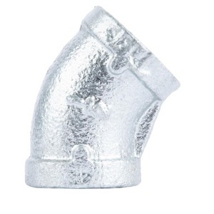 Pipe Decor 1/2 in. Galvanized Iron 45 Degree Elbow - 1 of 4