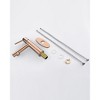 PAGED Bathroom Faucet for 1 or 3 Holes, Single Handle Bathroom Sink Faucet with Two Hoses for Bathroom, Fountain and Flow Mode - 3 of 4