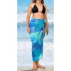 HAPPY BAY Women's Beachwear Summer Beach Wrap Bikini Swimwear Swim Cover Up Bathing Suit Wraps Swimsuit Sarong Coverups Skirts for Women One Size - 2 of 4