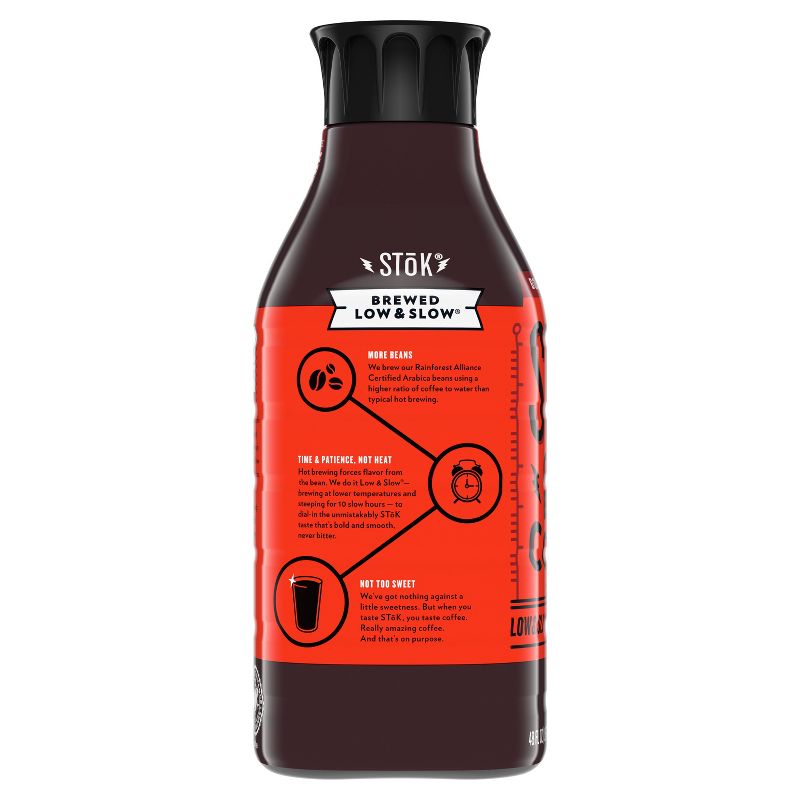 SToK Not Too Sweet Black Cold Brew Coffee - 48 fl oz, 4 of 16