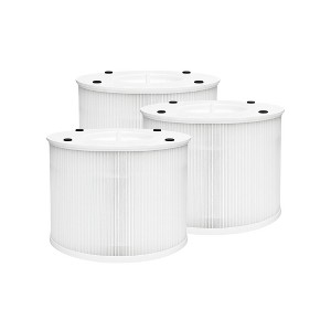 Nispira 12020 2-In-1 True HEPA Filter Replacement Compatible with Clorox Air Purifier Model 11020 & 11021. 3 Packs - 1 of 4