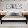 TiramisuBest Nix - King Platform Bed - Black - Black Wood Design - 3 of 4
