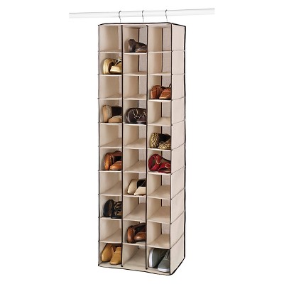 Whitmor 30 Section Hanging Shoe Shelves 