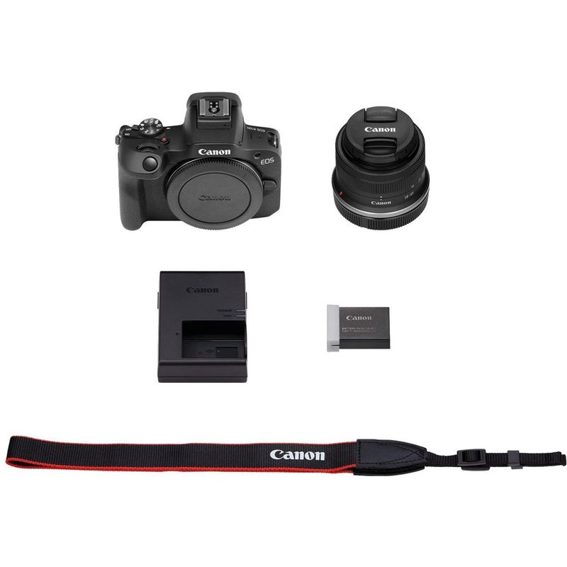 Canon EOS R100 RF-S18-45mm F4.5-6.3 is STM Lens Kit, Mirrorless Camera, RF Mount, 24.1 MP, Continuous Shooting, Eye Detection AF, Full HD Video, 4K,, 3 of 4