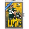 Trends International NFL Green Bay Packers - Jordan Love 24 Framed Wall Poster Prints - 3 of 4