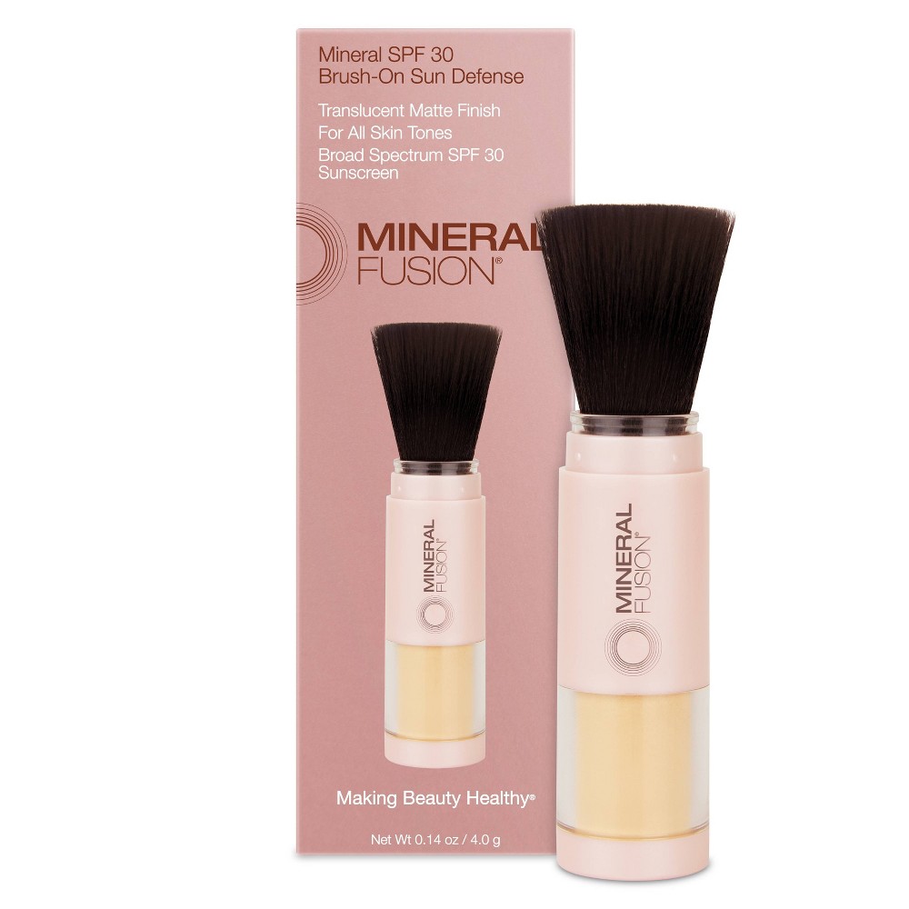 Photos - Cream / Lotion Mineral Fusion Brush-On SPF 30 Sun Defense - 0.14oz