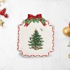 Spode Christmas Tree Ribbons Collection Canape Plate - 2 of 4