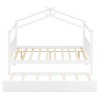 Whisen Twin Size Wooden House Bed with Twin Size Trundle - 4 of 4