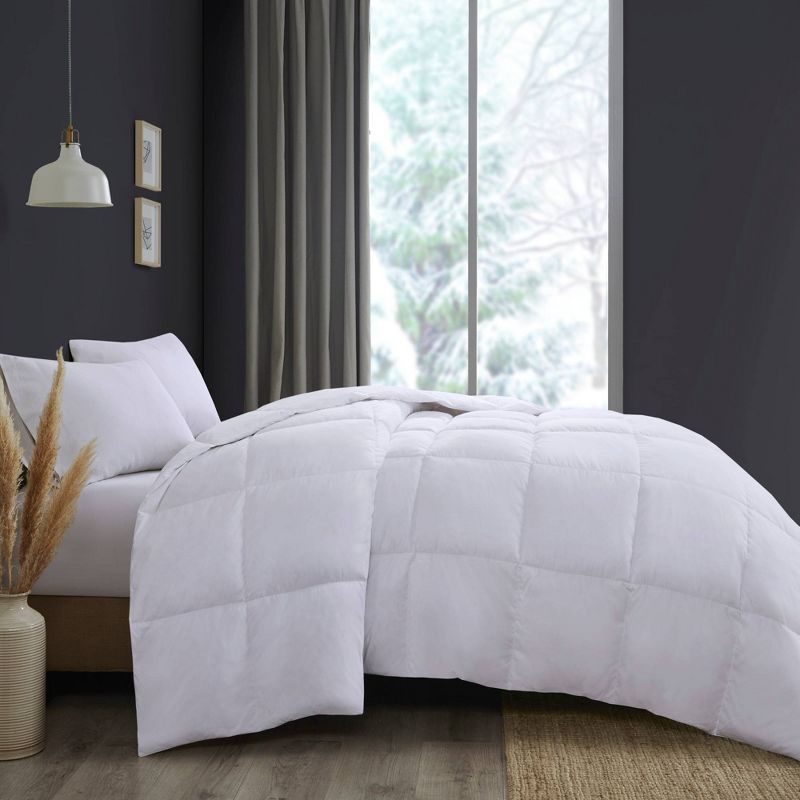 Heavy Warmth Goose Feather and Down Oversize Duvet Comforter Insert, 3 of 11