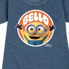 - Despicable Me Minions - Hello Bello Minion Graphic Short Sleeve Fleece Dress - 2 of 4