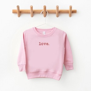 The Juniper Shop Embroidered Love Typewriter Youth Ultra-Soft Graphic Sweatshirt - 1 of 3