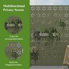SpassWay 72"H x 47"W Outdoor Metal Garden Trellis Privacy Screen Lattice Panel Indoor Room Divider In Gray - 4 of 4