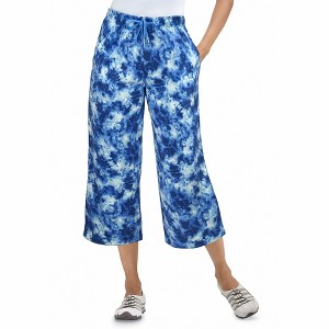 Woman Within Plus Size Petite Sport Knit Capri Pant - 1 of 4