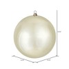Vickerman Champagne Ball Ornament - 2 of 3