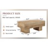 PAGED MDF Coffee Table Modern Simple End Table Rectangular Living Room Tables with Spacious Top for Living Room, Office - 2 of 4