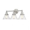 Millennium Lighting Eyden 3 - Light Vanity in  Brushed Nickel - 3 of 4