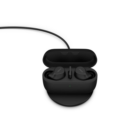 Jabra Evolve2 Buds - USB-A UC - Wireless Charging Pad True Wireless Earbuds  Black