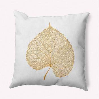 16"x16" Leaf Study Square Throw Pillow - e by design