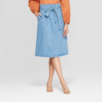 blue jean skirt target