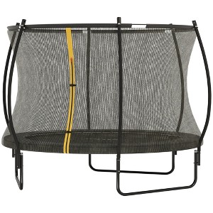 10ft Outdoor Trampoline with Net Enclosure, Curved Poles and Safety Pad, ASTM Approved - 1 of 4
