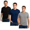 Men's 3 Pack Cotton Short sleeve Crew neck tees - 2 of 4