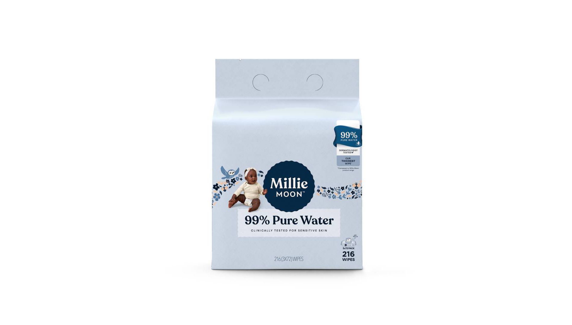 Millie Moon 99% Pure Water Baby Wipe