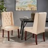 MAYEERTY Set of 2 Classic Dining Chairs, Solid Frame Comfortable Seating, Dining Room - 3 of 4