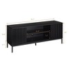 WhizMax TV Stand for 55/60/65 inch TV, Mid Century Modern TV Stand , Entertainment Center with Cord Management for Media Furniture,  Black - image 4 of 4