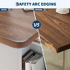 Folding Dining Table with Storage,Kitchen Table with 6 Wheels Suitable for Kitchens - 3 of 4
