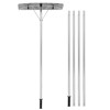 WELLFOR 20" Extendable Sectional Aluminum Snow Roof Rake with Built in Wheels Silver - 2 of 4