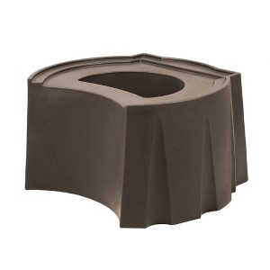 Good Ideas Rain Wizard Universal Rain Barrel Stand, Adds Optimal Room for Draining into Buckets or Pails, Increases Water Pressure and Water Flow, Oak - 1 of 3