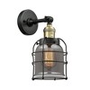 Bell Cage - 1 Light Semi-Flush Mount In Industrial Style-13.5 Inches Tall and 5 Inches Wide - 2 of 2
