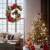 6 Ft Pre-Lit Christmas Garland with Lights for Mantle Table Setting Fireplace, Outdoor Indoor Artificial Garland for Staircase Front Door Porch Home - 4 of 4