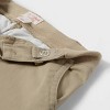 Toddler Boys' Uniform Straight Pants with Rib Waistband - Cat & Jack™ Khaki - 3 of 3